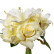 9F28017SN-4734 Букет розы-лилии желто-белый 30см (12)