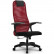 Кресло для руководителя Метта SU-BU158-8 PL красный, сетка/ткань, крестовина пластик