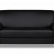 Двухместный диван Европа 1470х830 h870 Искусственная кожа P2 euroline  9100 (черный)