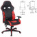 Кресло компьютерное BRABIX «Storm GM-006», регулируемые подлокотники, экокожа, черное/красное, 532500