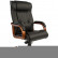 Офисное кресло Chairman 653 Россия черная нат.кожа/экокожа