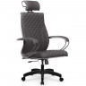Кресло для руководителя Метта L 2c 44C/K116 серый, MPES, топ-ган, крестовина пластик