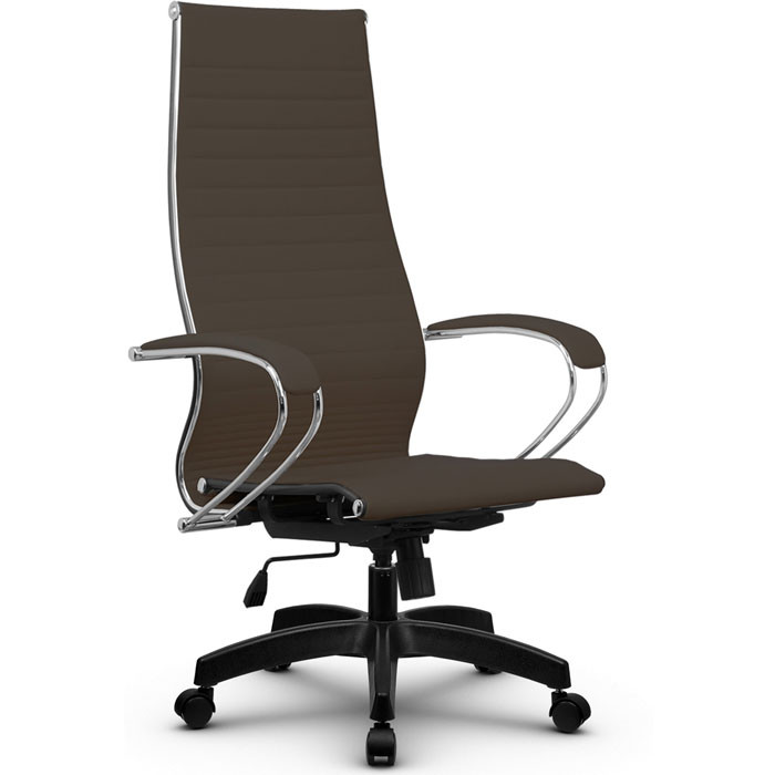 Кресло для руководителя Метта B 1m 8K1/K131 (Комплект 8.1) светло-коричневый, MPRU, крестовина пластик