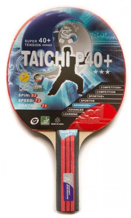 Теннисная ракетка Dragon Taichi 3 Star New (прямая)