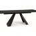 Стол обеденный Signal SALVADORE Ceramic 160 раскладной (черный Sahara Noir/черный мат)