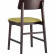 Комплект из двух стульев Stool Group ODEN мягкая тканевая зеленая обивка, деревянный каркас из массива гевеи