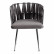 Комплект (софа + 2 кресла) CEZAR (mod. 2212) металл/вельвет, 116 x 56.5 x 77 см, grey (серый) BF-14/хром