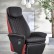 Кресло раскладное HALMAR CAMARO (экокожа - черно-красный)