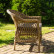 CYH062W Кресло обеденное плетеное с подушкой BRACCIANO (БРАЧЧАНО) из искусственного ротанга, пшеничный меланж
