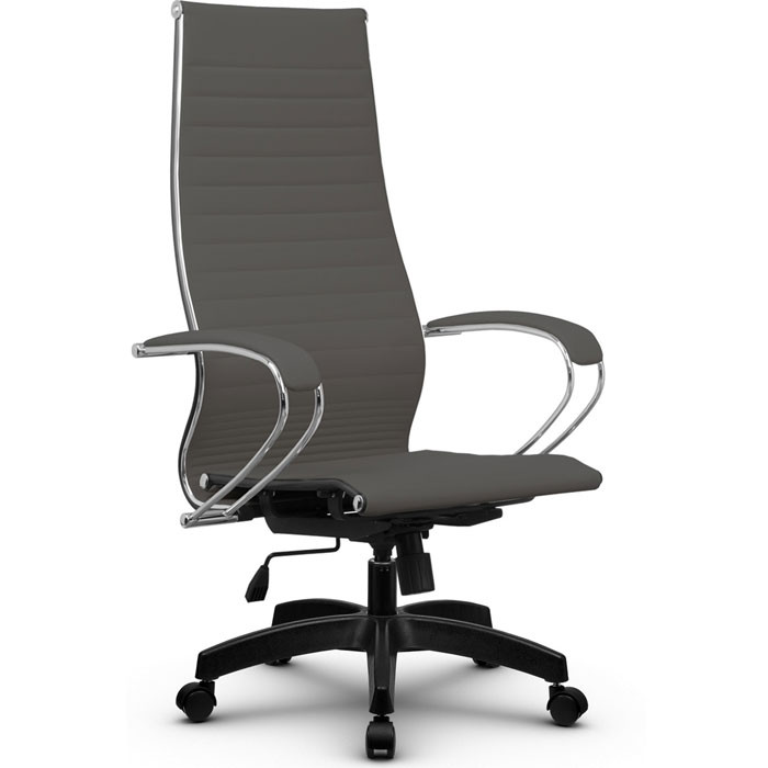 Кресло для руководителя Метта B 1m 8K1/K131 (Комплект 8.1) серый, MPRU, крестовина пластик