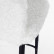 Стул полубарный DeepHouse Стул Белладжио белый экомех ножки черные для кафе, ресторана, дома, кухни