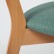 Стул мягкое сиденье/ цвет сиденья - Морская волна  MAXI (Макси) каркас бук, сиденье ткань, натуральный ( бук )
