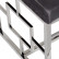 47ED-BEN005-GR Банкетка серый велюр/хром 99*45,5*46см