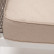 "Касабланка" диван 2-местный плетеный из роупа, каркас алюминий светло-серый (RAL7035) шагрень, роуп серо-коричневый 23мм, ткань Savana ivory