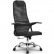 Кресло для руководителя Метта SU-BU158-8 PL темно-серый, сетка/ткань, крестовина пластик