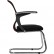 Кресло для посетителя Метта SU-M-4/подл.160/осн.007 коричневый, сетка/ткань