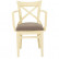 Кресло полумягкое "Соло" венское (Тон 10 Слоновая кость RAL 1015 / ткань:Бренди латте)