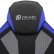 Кресло игровое Оклик -121G, обивка: искусственная кожа/сетка, цвет: черный/синий/черный/синий (1987637)