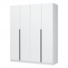 Шкаф 4-х створчатый Лион ШК-03 (1600х2000х550) Белый/Белый
