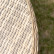 CYH062W Стол обеденный плетеный со стеклом BRACCIANO (БРАЧЧАНО) из искусственного ротанга, пшеничный меланж