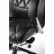 Кресло офисное / Бонд / (black) сталь + хром / черная экокожа