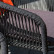 Плетеный стул "Марсель" из эластичных лент, цвет темно-серый