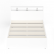 Камелия Кровать 1400, цвет белый, ШхГхВ 143,5х217х78,2 см., сп.м. 1400х2000 мм., без матраса, основание есть
