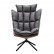 Кресло DС-1565G коричневый HE510-24B/ноги металл