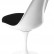 Стул Eero Saarinen Tulip Chair черная подушка