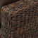 Трансформирующийся диван "Лунго" из искусственного ротанга (гиацинт), цвет коричневый