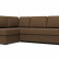 Угловой диван Джессика 2 (левый) коричневый (УЛ) RE 02