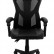 Кресло игровое Оклик -121G, обивка: искусственная кожа/сетка, цвет: черный/черный (1987611)