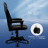 Кресло игровое Оклик -121G, обивка: искусственная кожа/сетка, цвет: черный/черный (1987611)