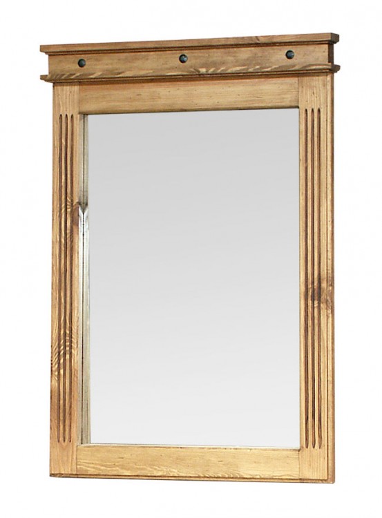 Зеркало Викинг настенное из массива сосны