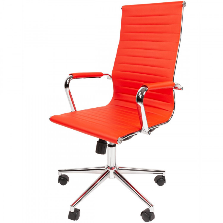 Офисное кресло Chairman 755 экопремиум красный