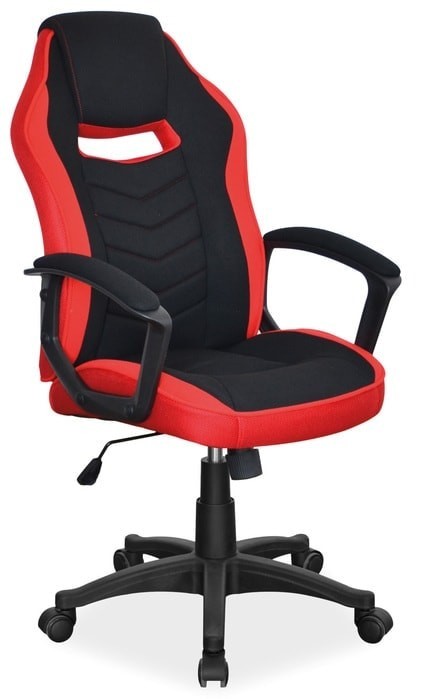 Кресло компьютерное SIGNAL CAMARO (ткань - черно-красный)