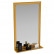Зеркало 121П ольха, ШхВ 50х80 см., с полкой, зеркала для офиса, прихожих и ванных комнат