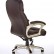 Кресло для кабинета HALMAR DESMOND (темно-коричневый)