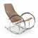 Кресло качалка HALMAR BEN (коричневый)