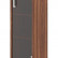 Шкаф-колонка средняя со стеклянной дверью B 421.8 Орех Даллас 475х450х1286 BORN