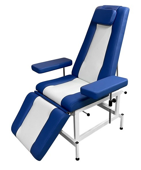 Кресло (кушетка) для осмотра и для проведения процедур, для взятия крови и анализов, для доноров модель К03