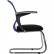 Кресло для посетителя Метта SU-M-4/подл.160/осн.007 синий, сетка/ткань