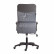 Кресло PRACTIC (мп) флок/кож/зам , серый/металлик, 29/W-12/36