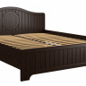 Кровать Монблан МБ-604, 1800х2000 с ламелями + 5 опор мдф мат Венге/орех шоколадный