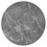 Стол Rudolf круглый раскладной 100-130x100x75см, серый керамогранит, черный