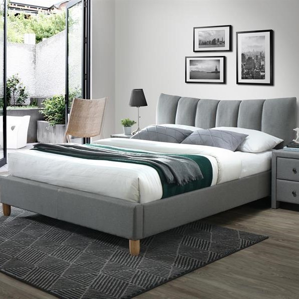 Кровать HALMAR SANDY 2 160 (серый)