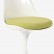 Стул Eero Saarinen Tulip Chair зеленая подушка