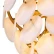Люстра Clementina отделка состаренная латунь, алебастр  EH.L-3.LT.2251