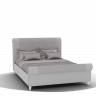 Кровать ENEKO, КМ-02 (1600) с ПМ, серый