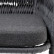 Стул барный плетеный "Бордо" из роупа (колос), каркас из стали серый (RAL7022) муар, роуп серый 15мм, ткань темно-серая